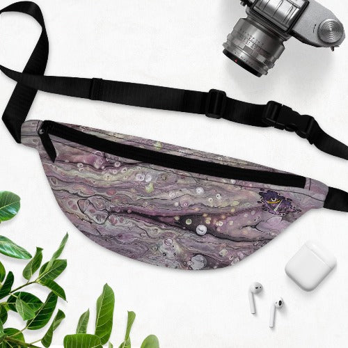 Amethyst Bubble Beach Fanny Pack