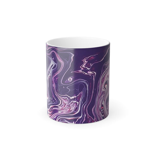 Lilac Plume Color Morphing Mug, 11oz UV
