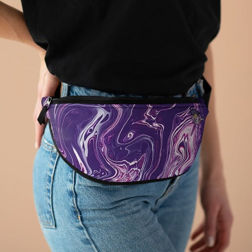 Lilac Plume Fanny Pack