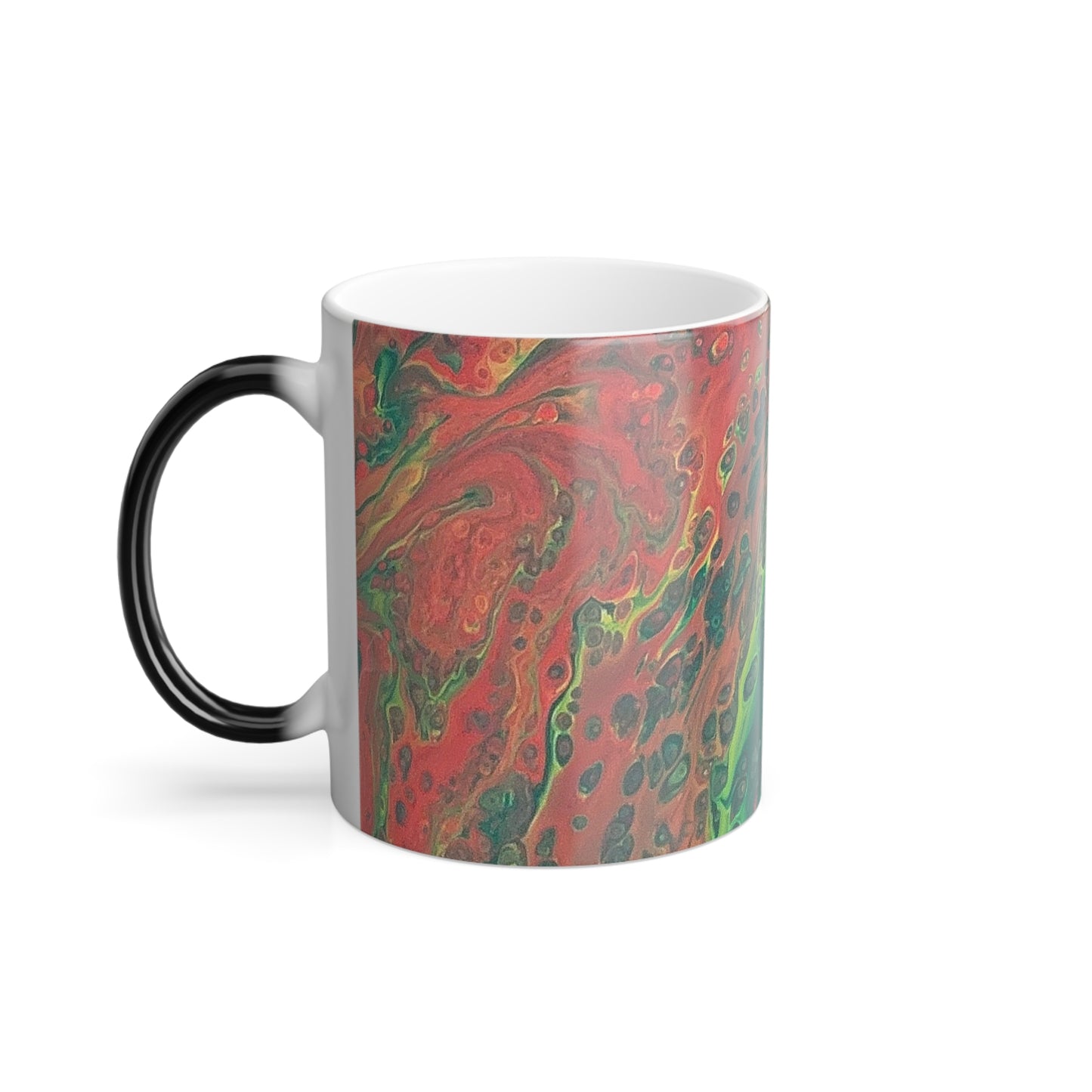 Green Sea Sunset Color Morphing Mug, 11oz UV