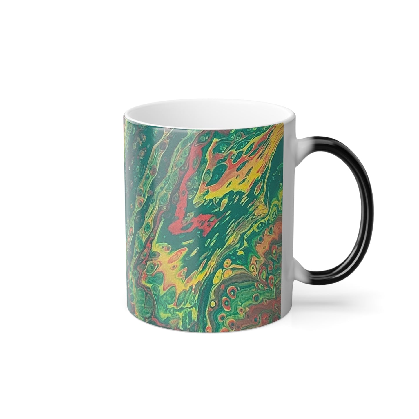 Green Sea Sunset Color Morphing Mug, 11oz UV
