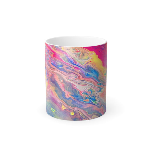 Neon Fluorescent Sky Color Morphing Mug, 11oz UV
