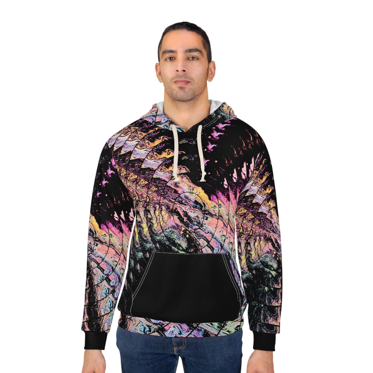 Moonless Oscillation Pullover Hoodie (AOP)