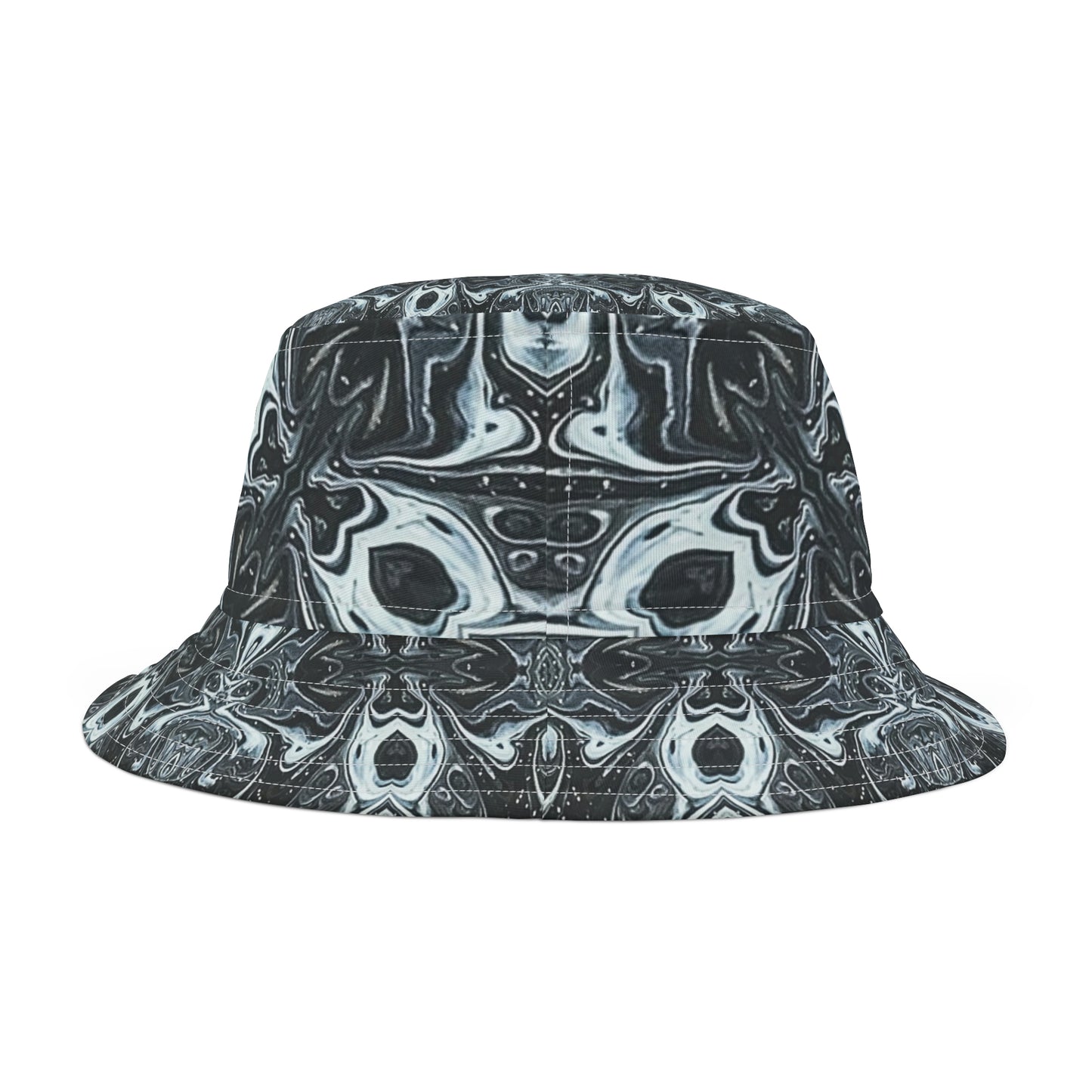Monochrome Monarch Bucket Hat (AOP)