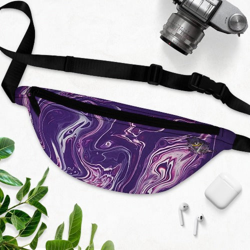 Lilac Plume Fanny Pack