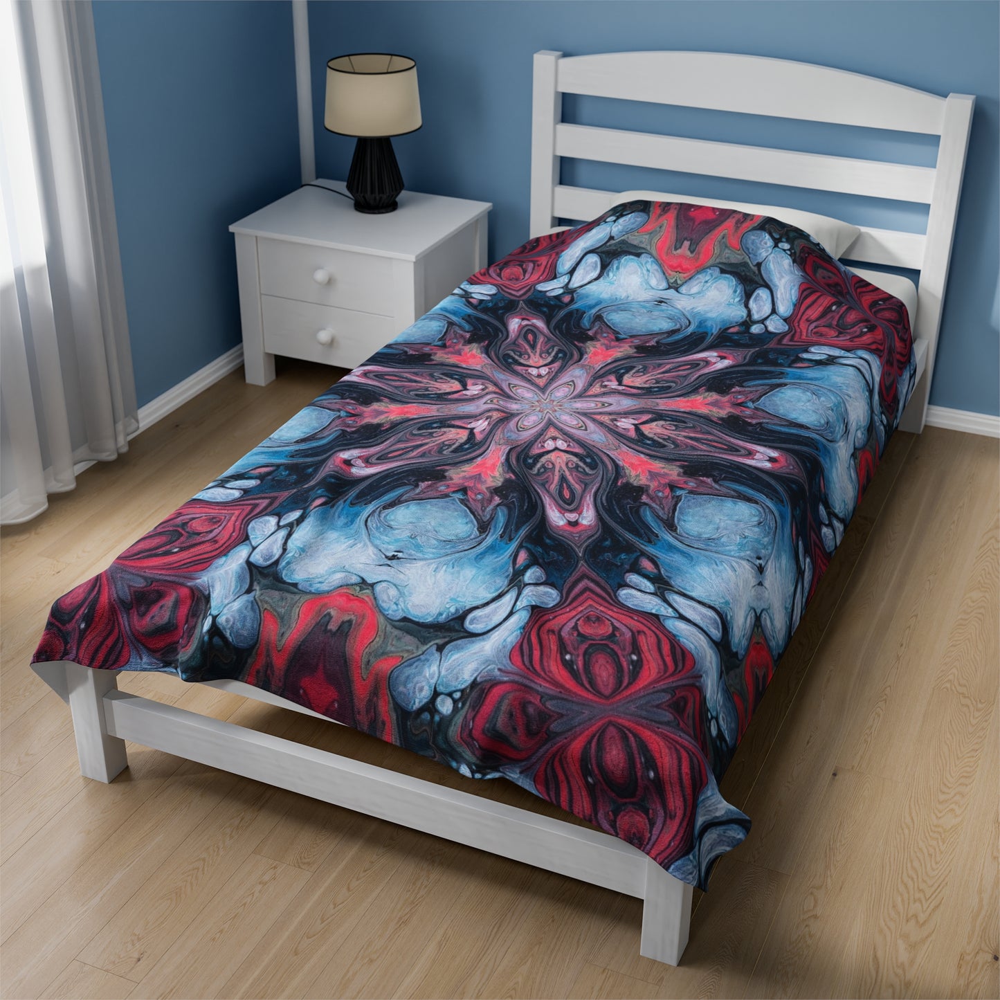 Orchid's Gaze Plush Blanket