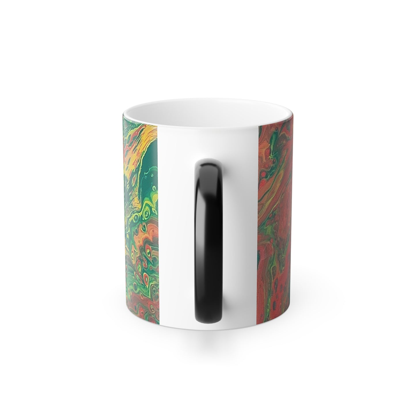 Green Sea Sunset Color Morphing Mug, 11oz UV