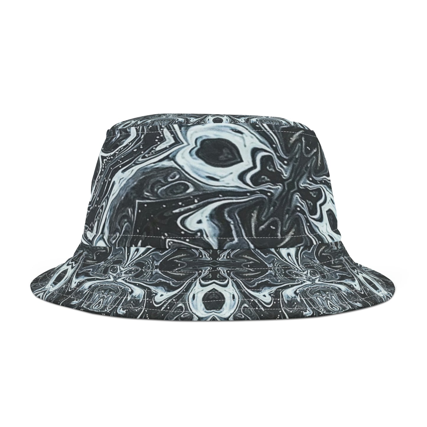 Monochrome Monarch Bucket Hat (AOP)