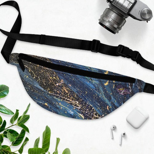 Star Stream in Blue Fanny Pack