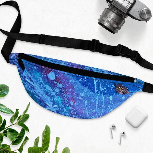 Series Blue: Silver Streams Fanny Pack