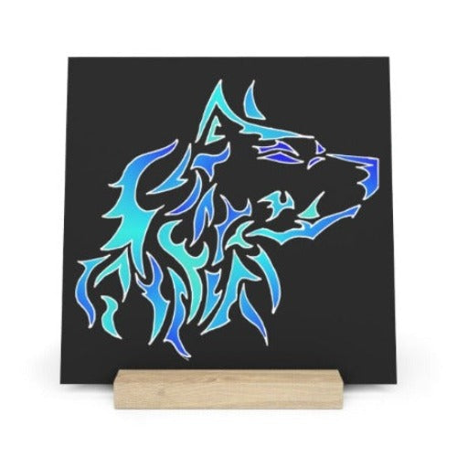 Balto Blue Gallery Board with Stand