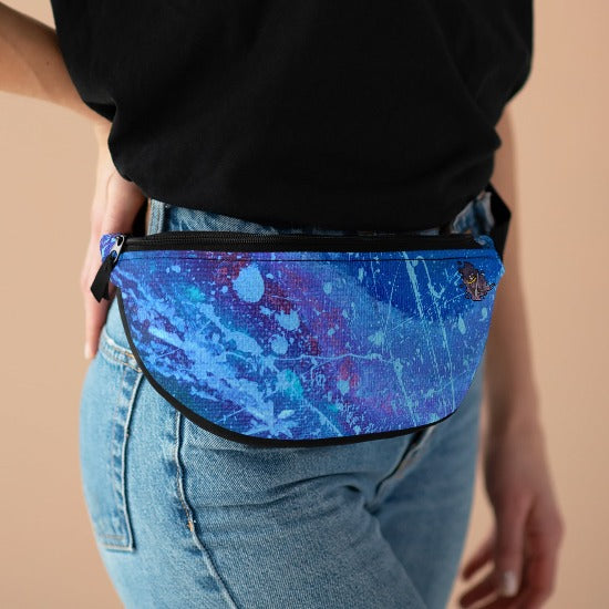 Series Blue: Silver Streams Fanny Pack