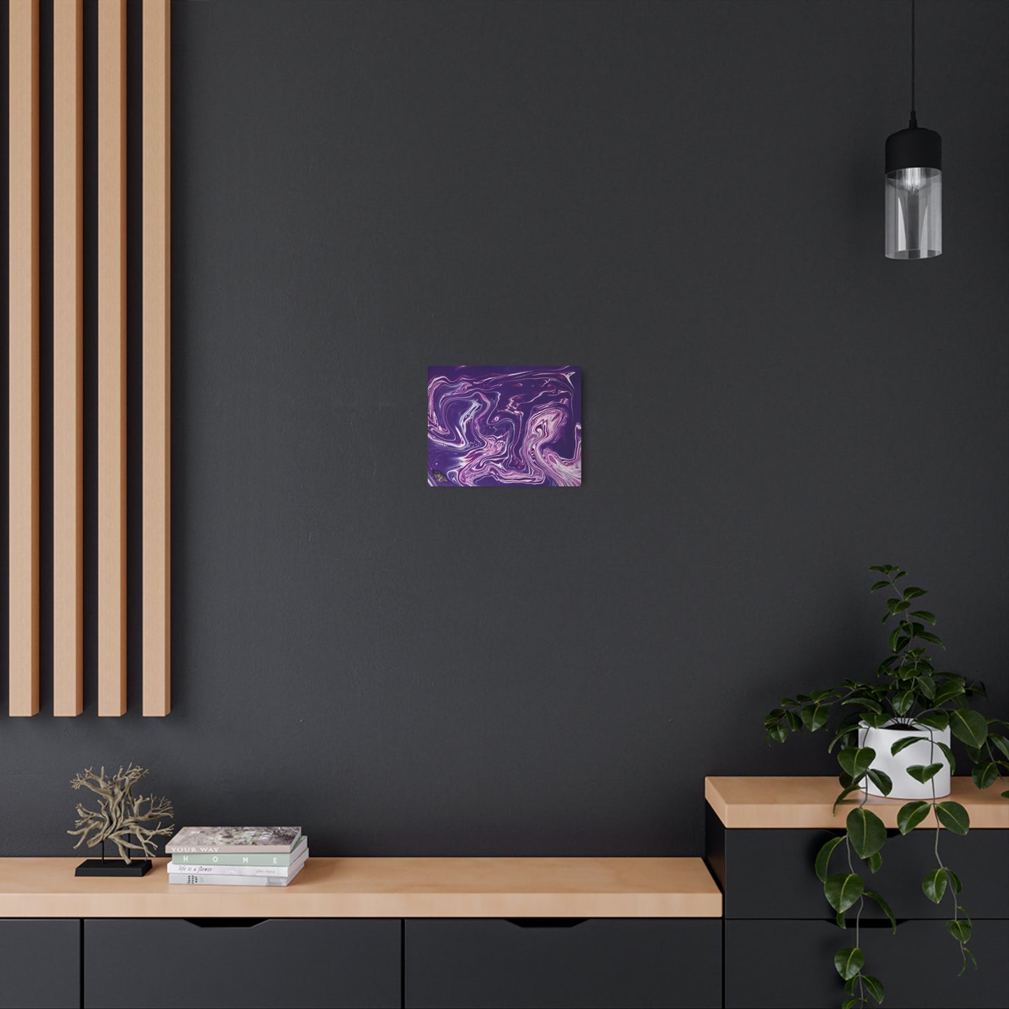 Lilac Plume Metal Art Sign
