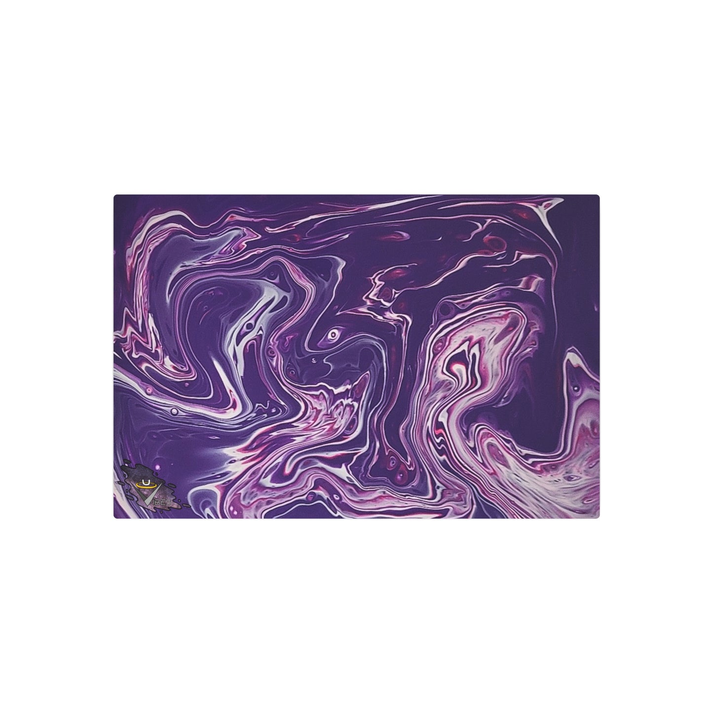 Lilac Plume Metal Art Sign