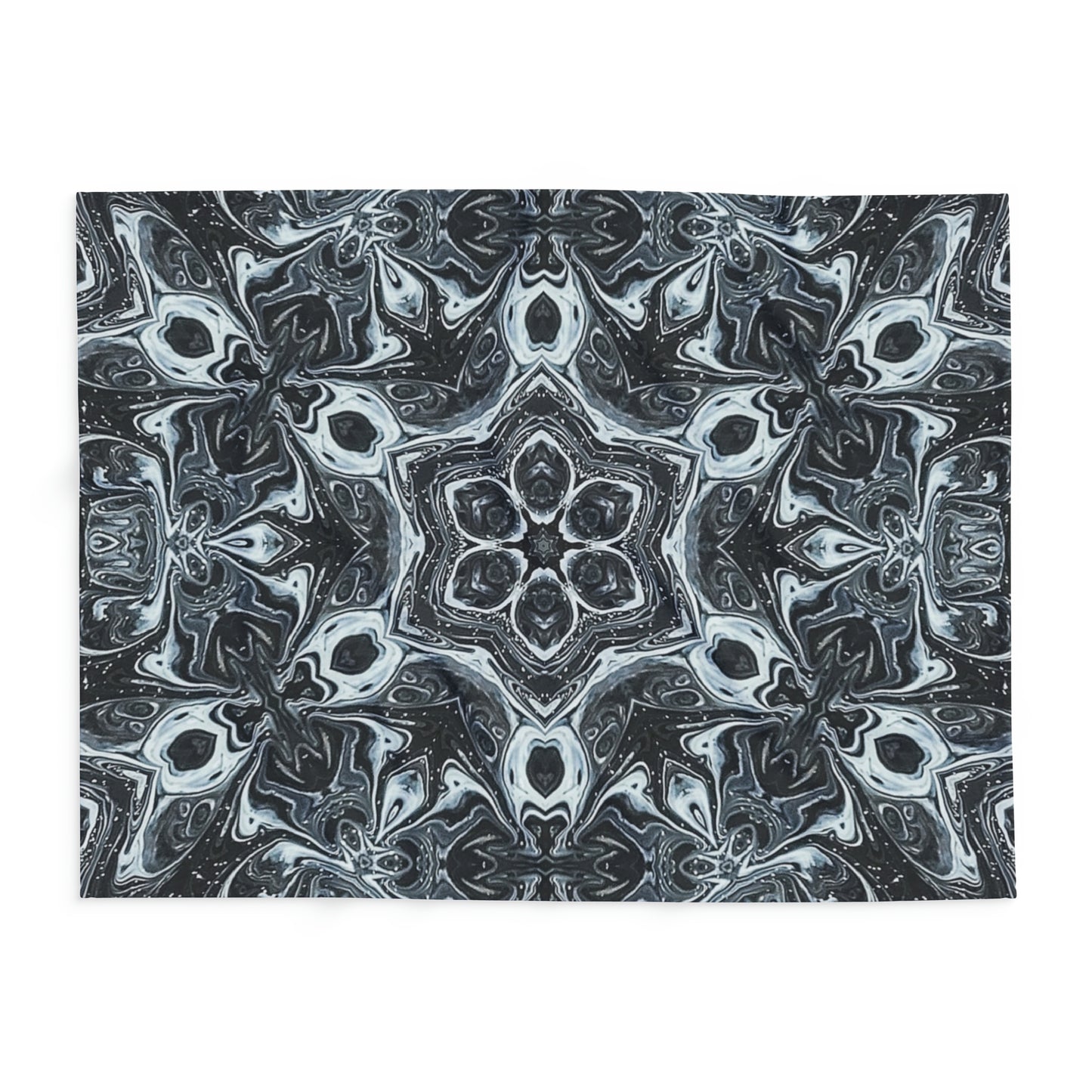 Monochrome Monarch Arctic Fleece Blanket