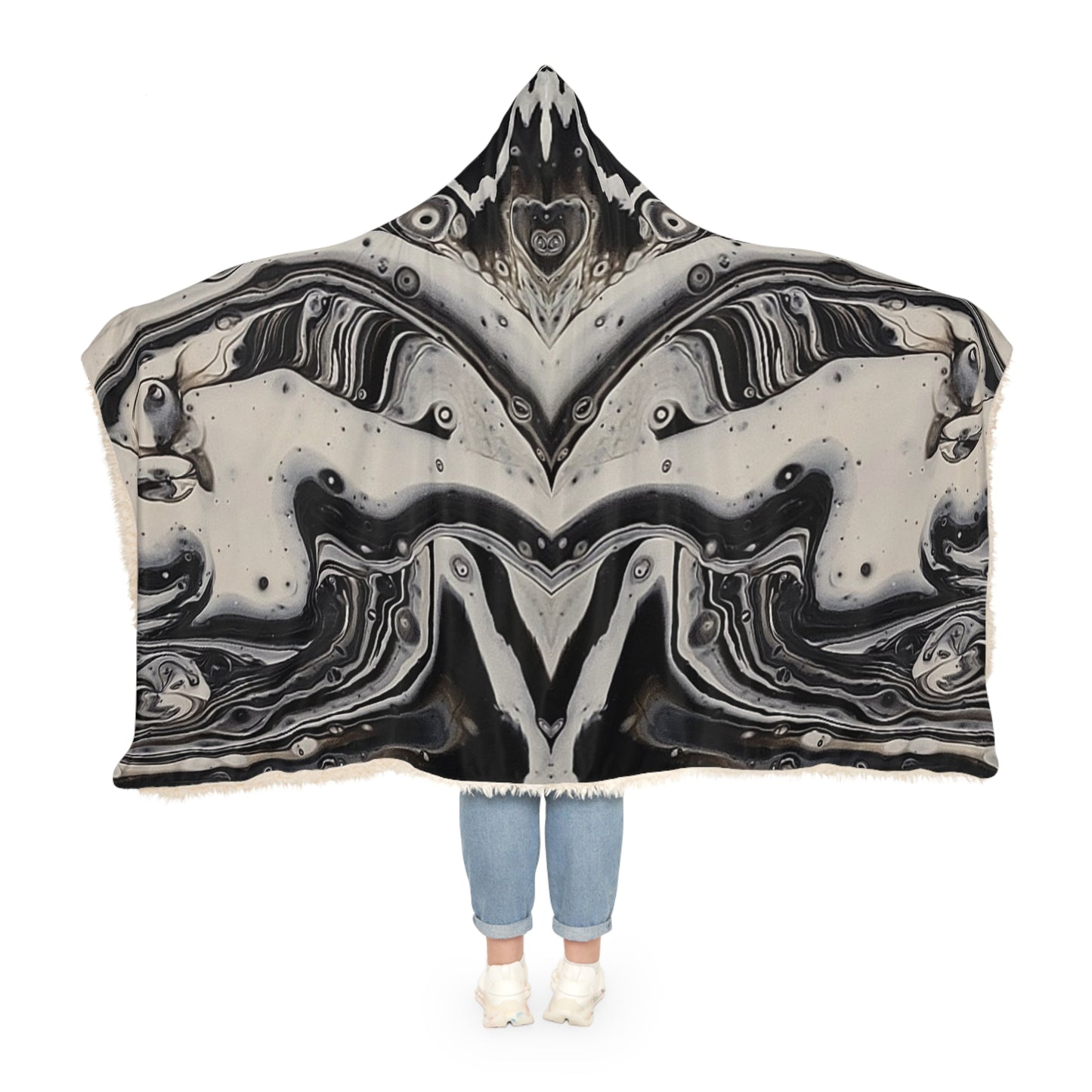 Modern Moth Snuggle Blanket