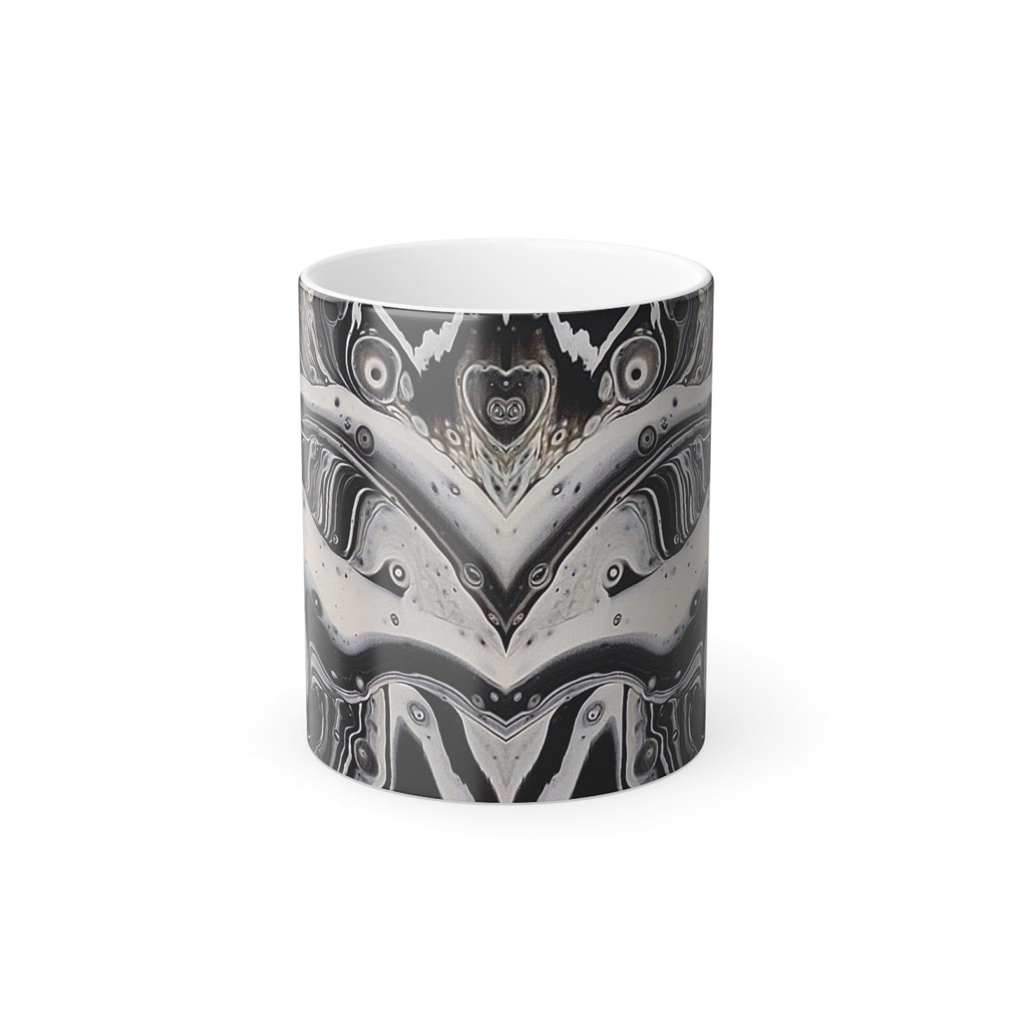 Modern Moth Color Morphing Mug, 11oz