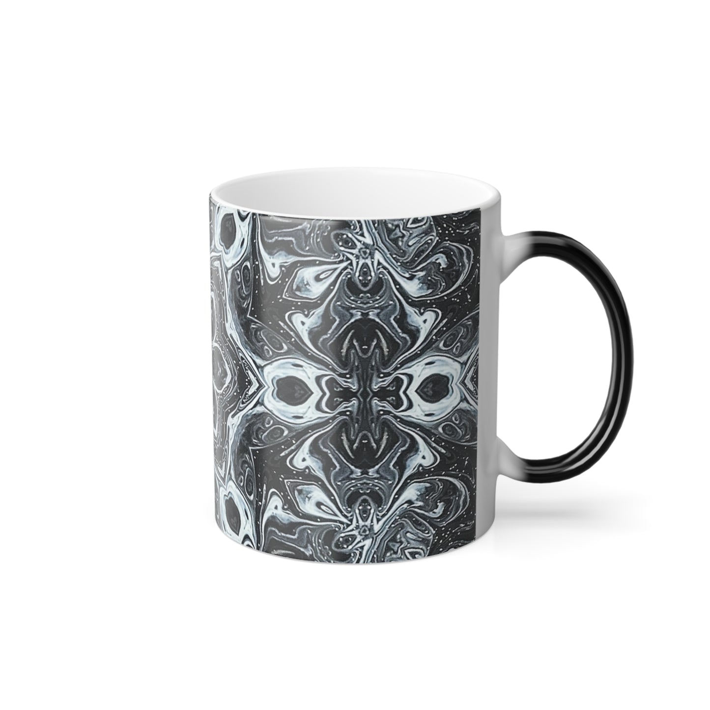 Monochrome Monarch Morphing Mug, 11oz