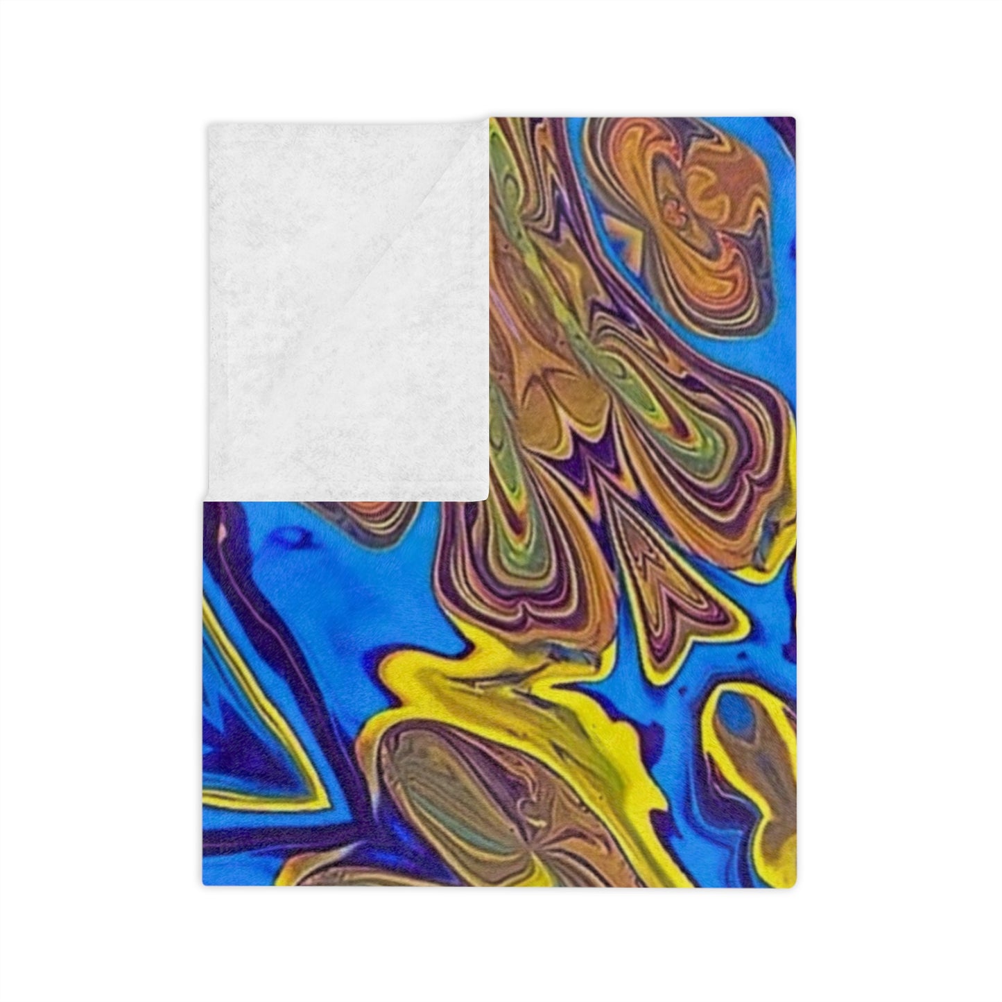 Auriferous Aura Velveteen Microfiber Blanket