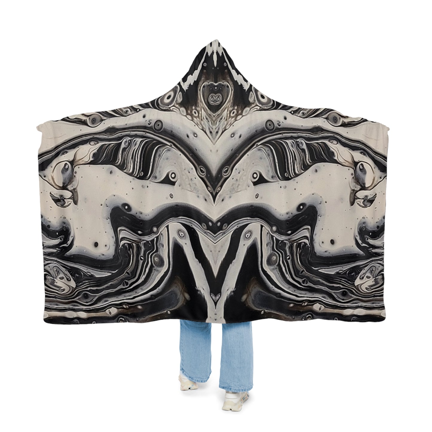 Modern Moth Snuggle Blanket