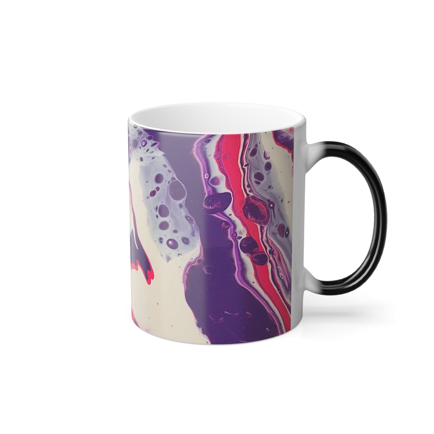 Pinky Purple Penguin Color Morphing Mug, 11oz UV