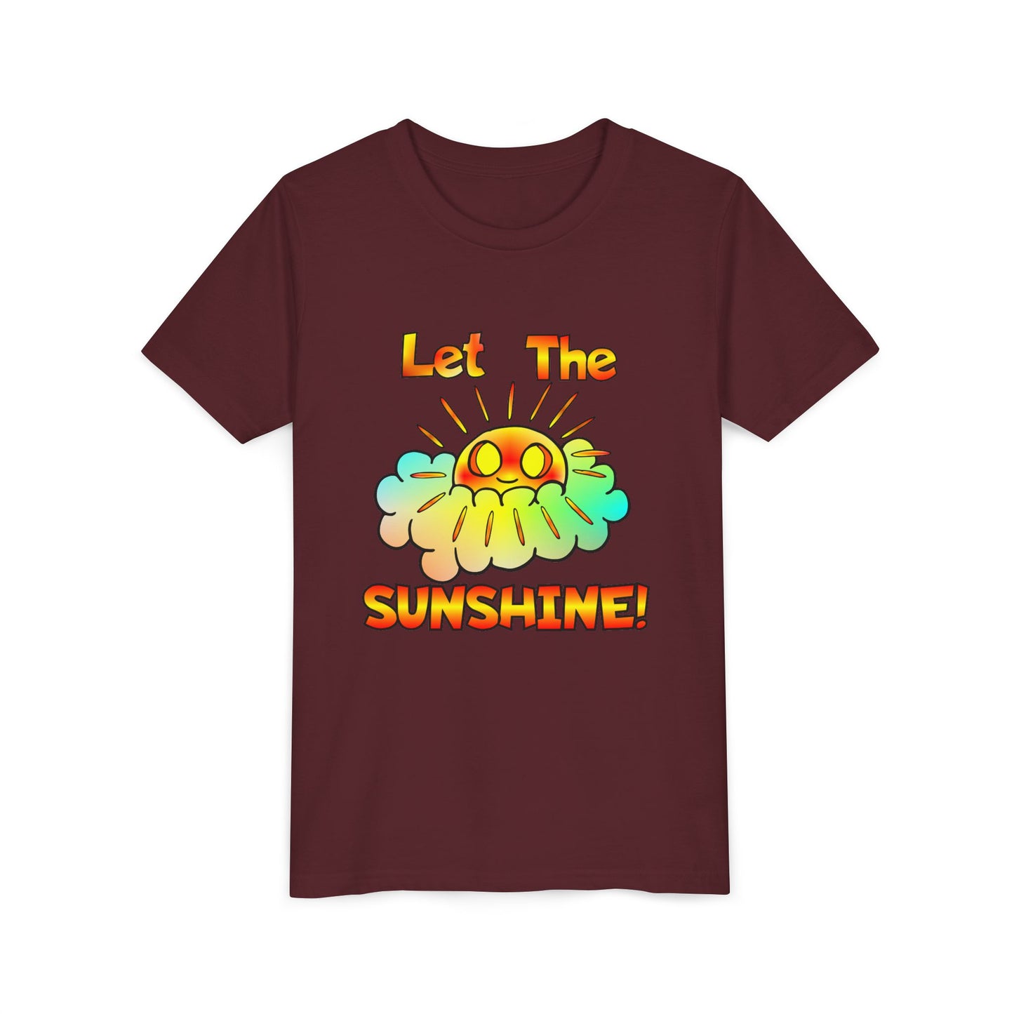 Let The Sunshine! Youth Short Sleeve Tee