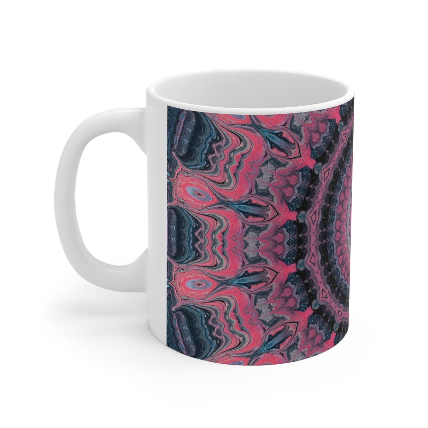 Fan-flares Feathers Ceramic Mug 11oz