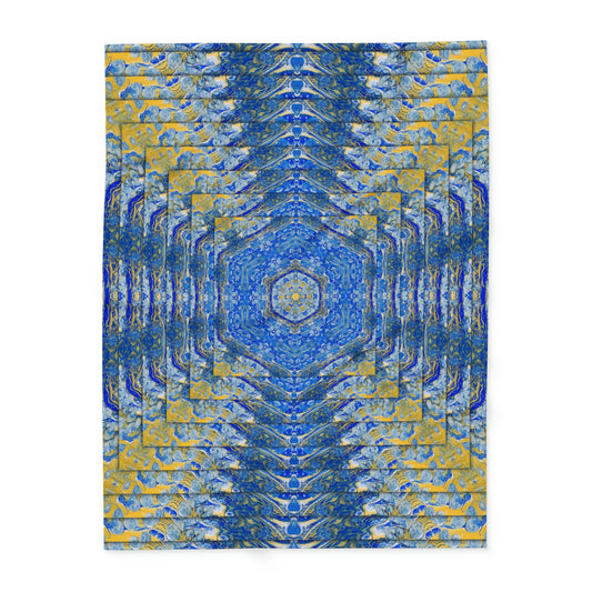 Azure Denial Arctic Fleece Blanket