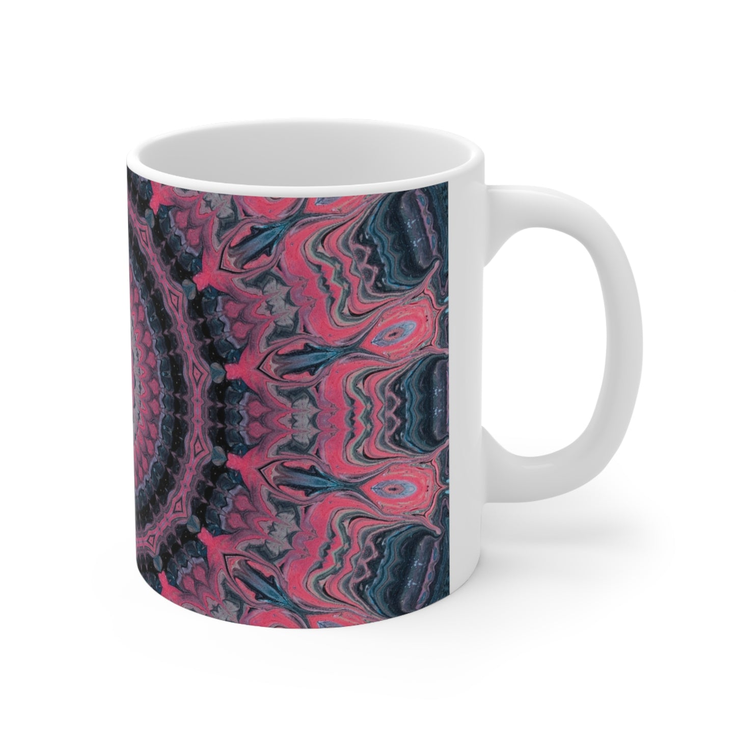 Fan-flares Feathers Ceramic Mug 11oz