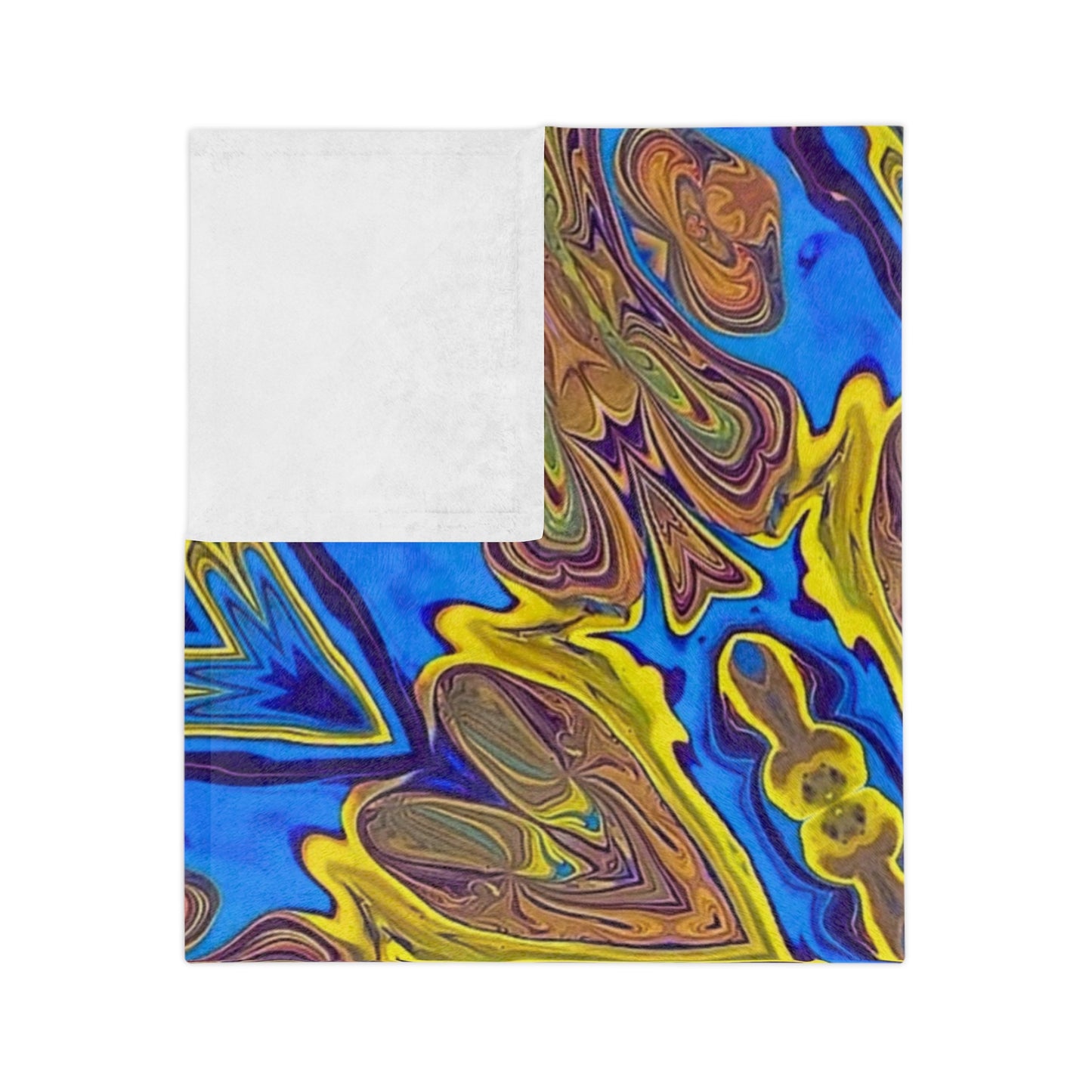 Auriferous Aura Velveteen Microfiber Blanket