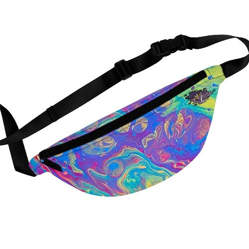 Neon Cell Flows Fanny Pack