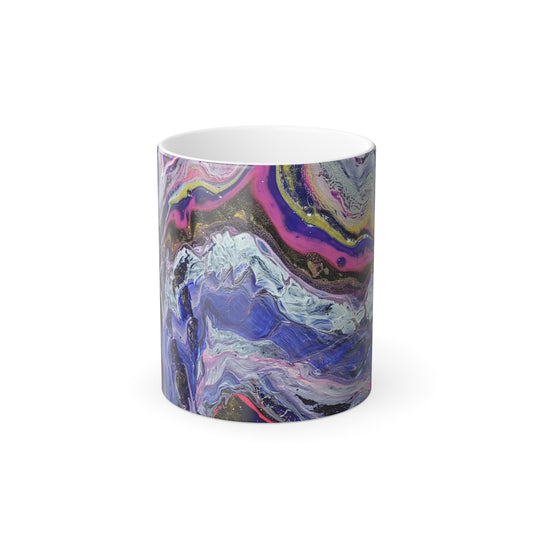 Luminous Lavender Color Morphing Mug, 11oz UV