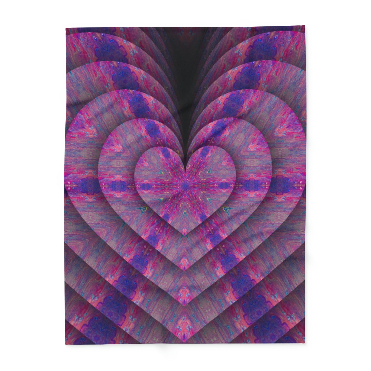 Echoes Of Love Arctic Fleece Blanket