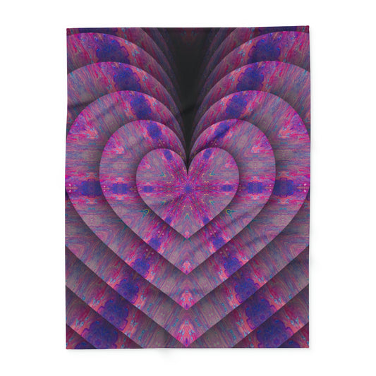 Echoes Of Love Arctic Fleece Blanket