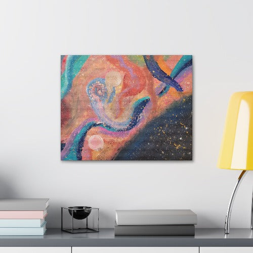 Interstellar Convergence Canvas Gallery Wrap