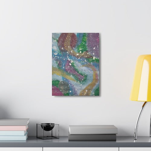 Geode Vibrations Canvas Gallery Wrap