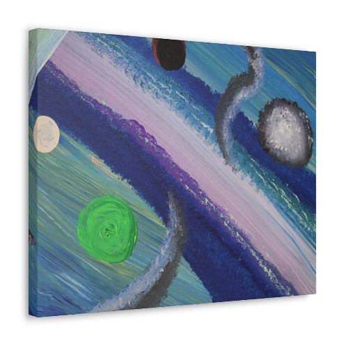 Pulsars Nebula Canvas Gallery Wrap