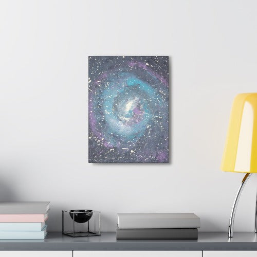 Vortex Indigo Canvas Gallery Wrap