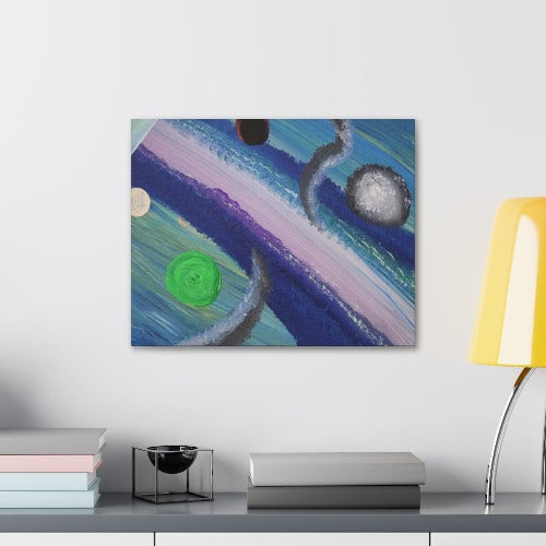 Pulsars Nebula Canvas Gallery Wrap