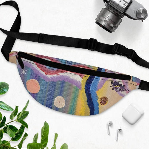 Starry Ocean Line Fanny Pack