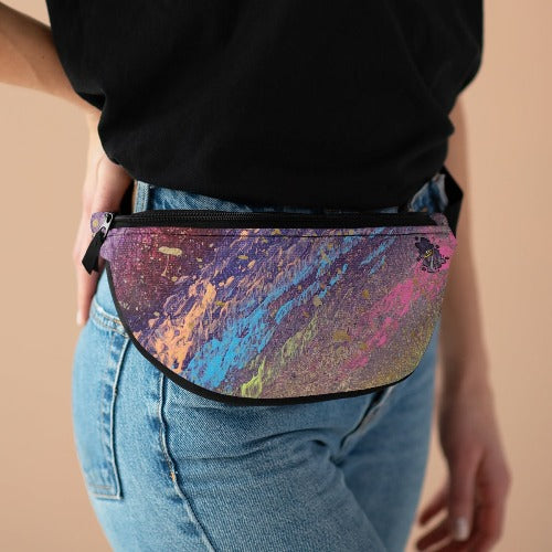 Streams of Magenta Magic Fanny Pack