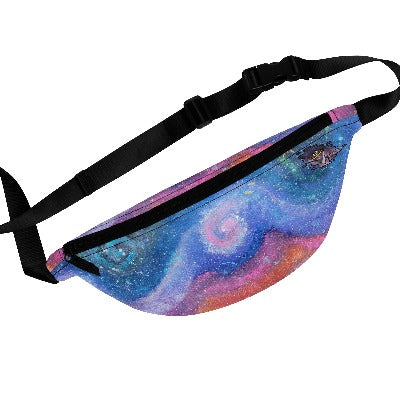 Violets Flourishing Fission Fanny Pack