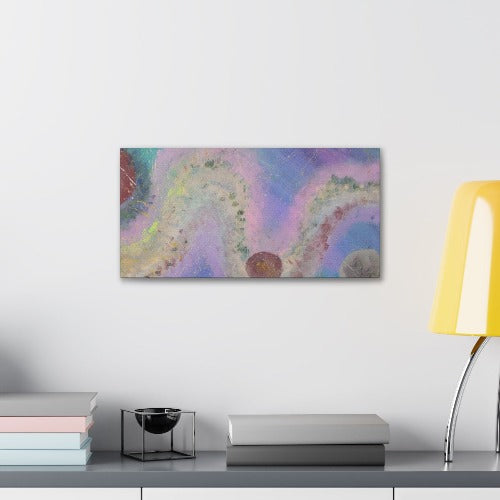 Waning Binary Plume Canvas Gallery Wrap