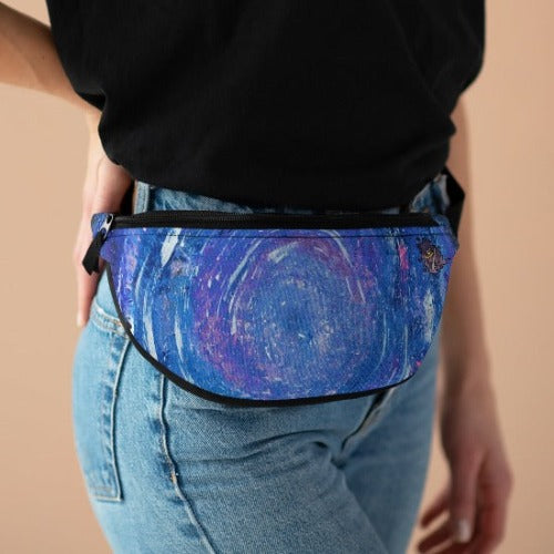 Cerulean Circle Fanny Pack