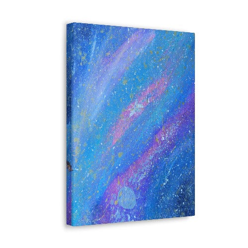 Series Blue: Pastel Peri-twinkle Canvas Gallery Wrap