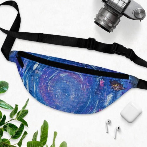 Cerulean Circle Fanny Pack