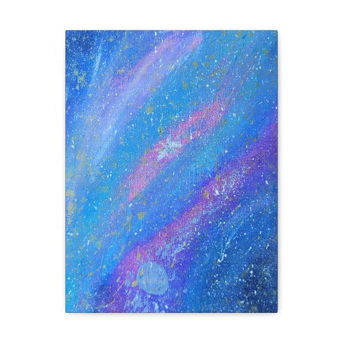 Series Blue: Pastel Peri-twinkle Canvas Gallery Wrap