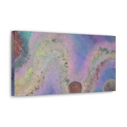 Waning Binary Plume Canvas Gallery Wrap