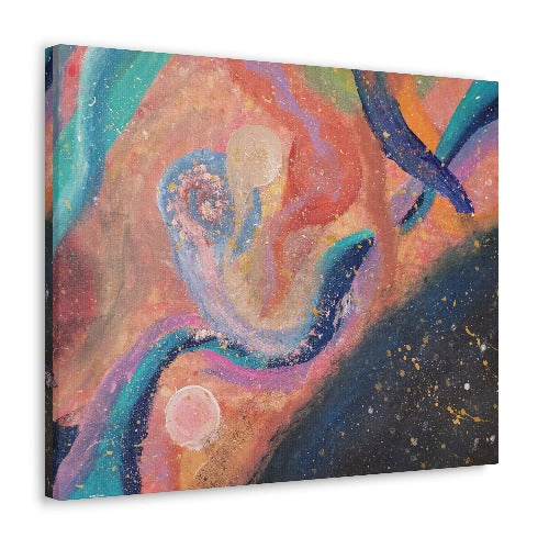 Interstellar Convergence Canvas Gallery Wrap