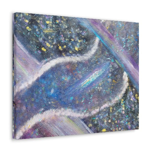 Zephyrs Iris Canvas Gallery Wrap